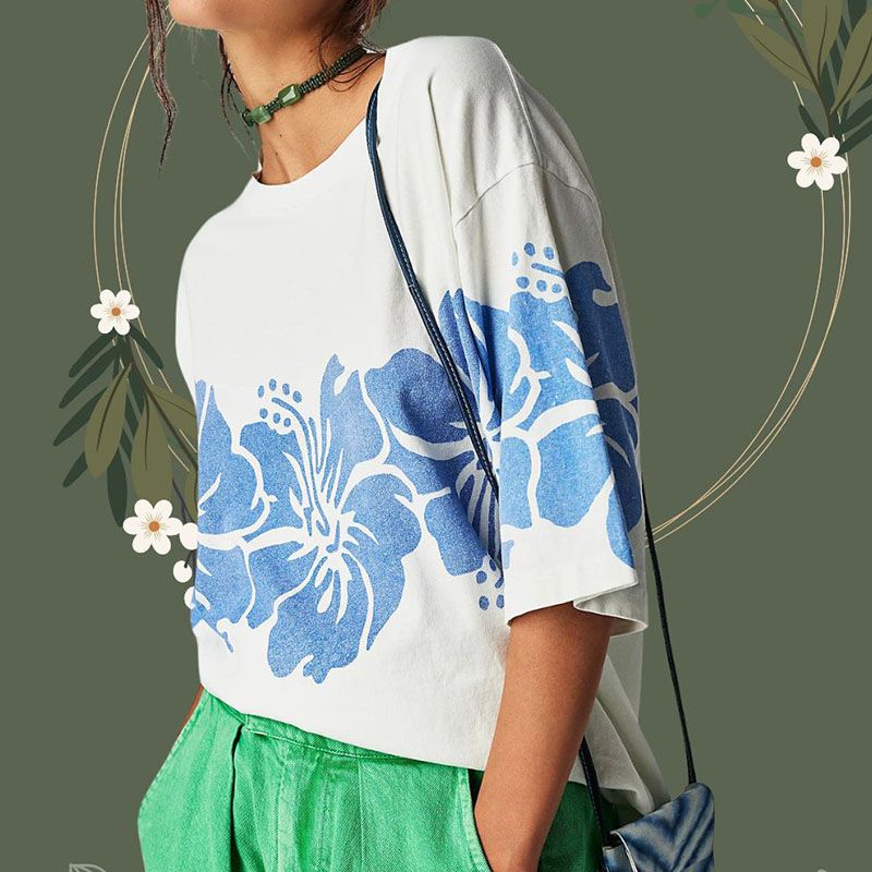 Hawaiian Hibiscus Flower Tee