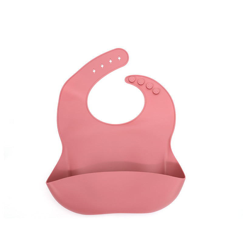 Toddler Silicone Baby Bibs Saucer Baby Bid