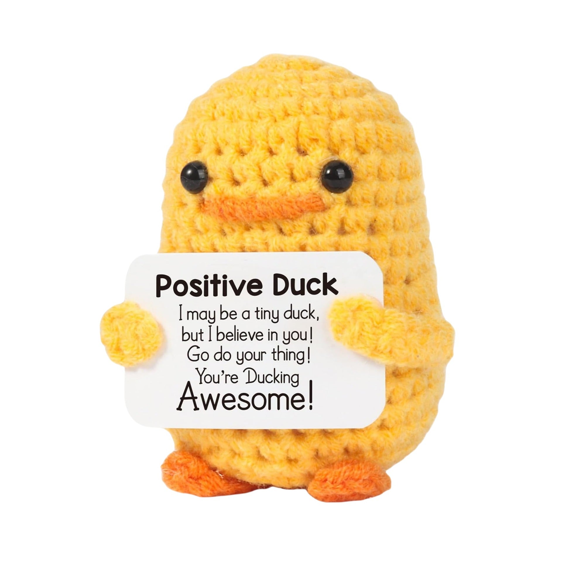 Positive  Affirmation Crochet Stuff Toy Wool Doll Gifts