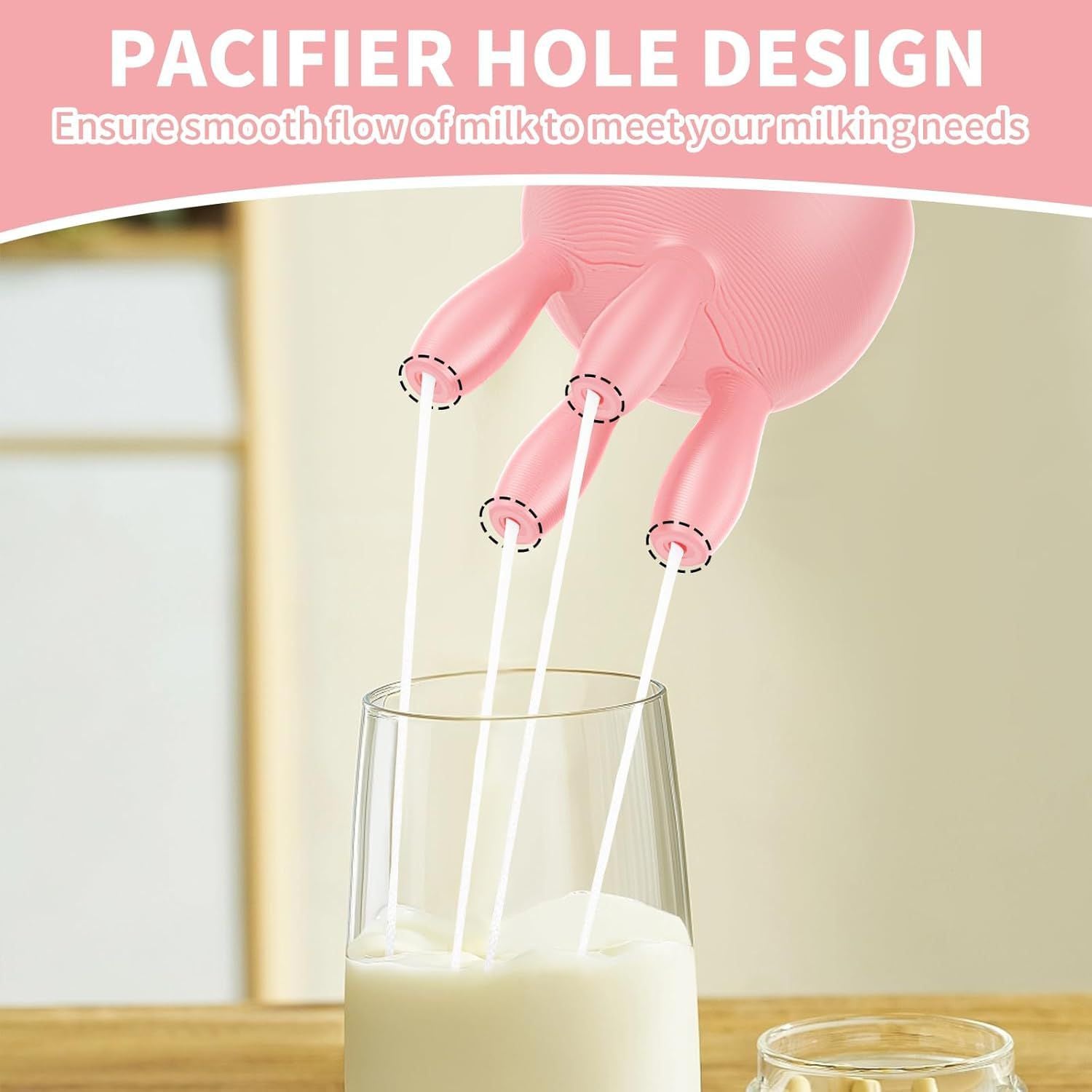 Cow Udder Milk Carton Cap Creamer Dispenser