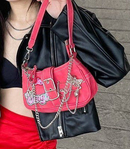Women's Y2K Fashion Designer Butterfly Shoulder Bag