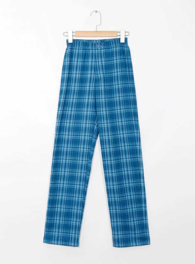 College Retro Gingham Straight Leg Checked Trousers Womens – sunifty