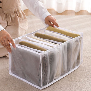 Closet organiser box for socks and underwear, 20 compartments