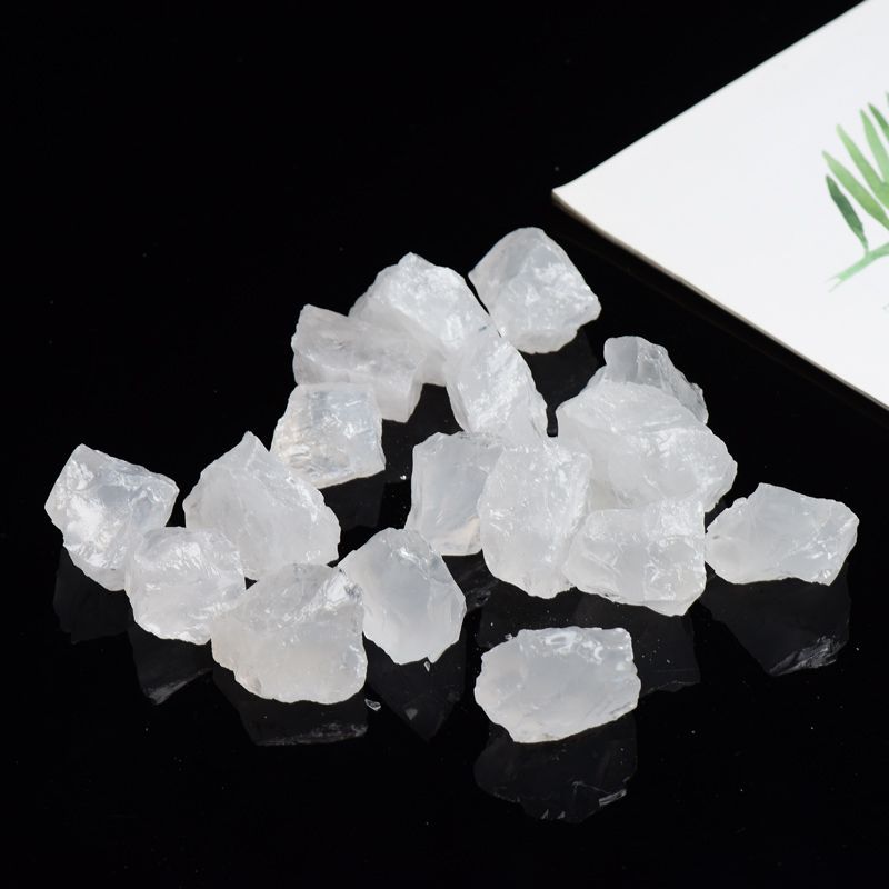 Aura Natural Raw Clear Quartz Crystal Point