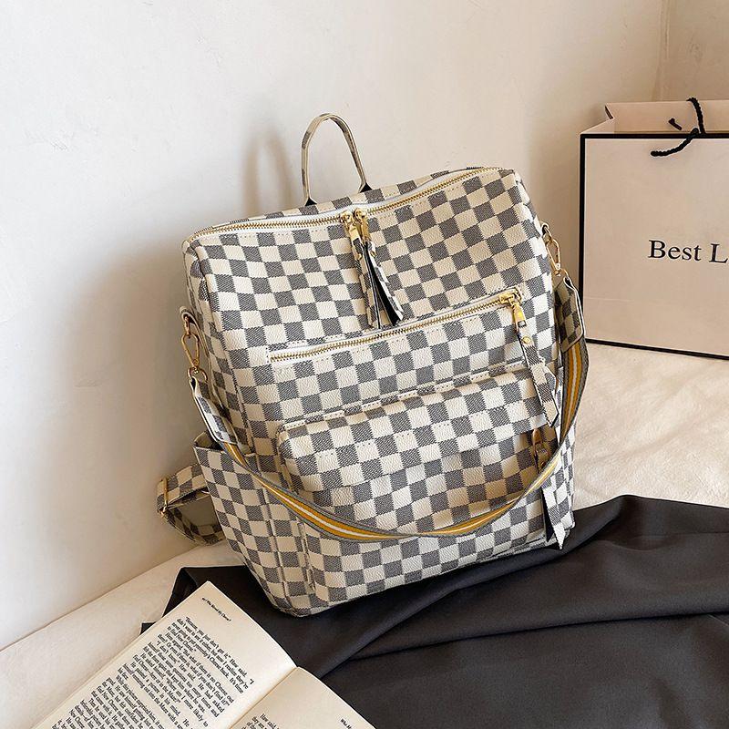 Louis Vuitton Backpack White Checker
