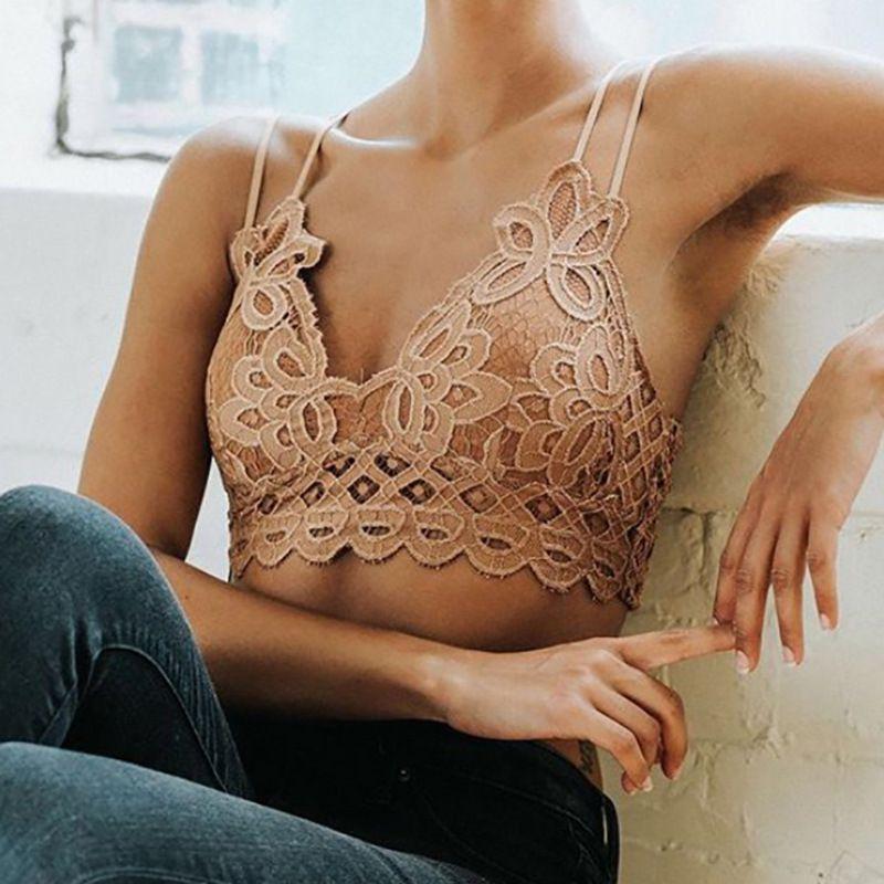 Doily Crochet Lace Bralette - Terracotta - Boutique 23