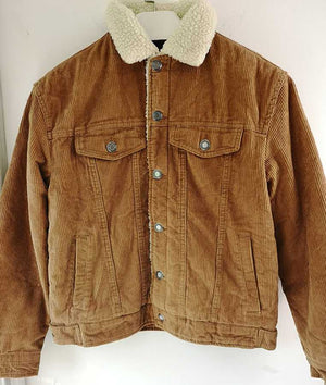 Oversized Fleece Fur Lined Denim Jacket with fur – sunifty