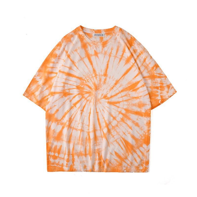 Trendy Casual Gradient Tie Dye Tee Shirts