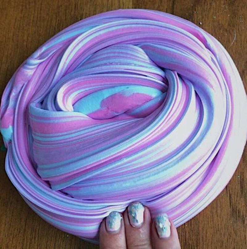 Purple Floam Foam Fluffy Slime 4oz Goo Clay Sensory Kids Toy SEN