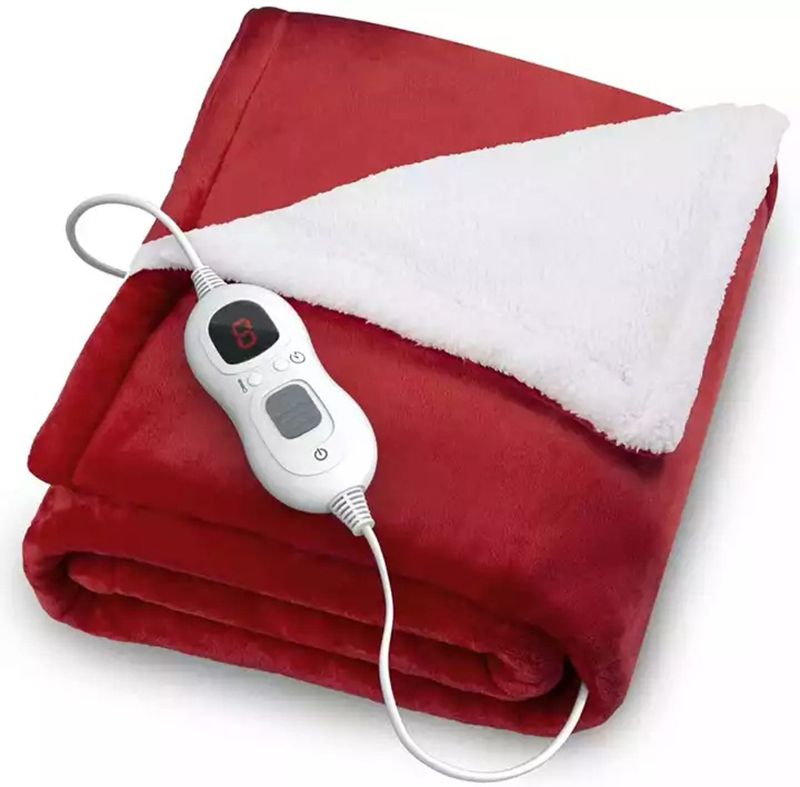 Electric discount fleece throw