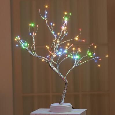 Fairy Decorative Tabletop Bonsai Led Tree Light Lantern Lamp