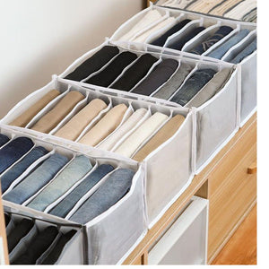 1pc-20 Grid Drawer Divider Closet Organizer For Clothes, Underwear, Socks  Storage Box