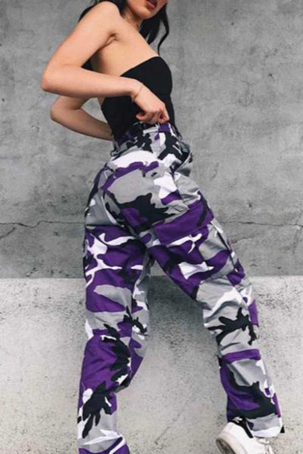 Shop Supreme 2014 SS Printed Pants Camouflage Unisex Nylon Blended Fabrics  by ストロング・スタイル