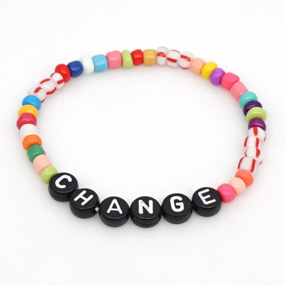 Personalized goldie beads CANDY letter bracelet – KBJewels555