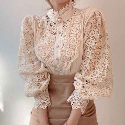 Nilea Eyelet Ruffle Blouse - Adorn Boutique