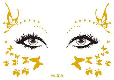 Beauty Body And Face Stickers Eye Stickers Tattoo Stickers - Temu