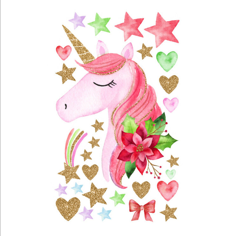 AoneFun Unicorn Wall Decal Rainbow Wall Decal Unicorn Decal