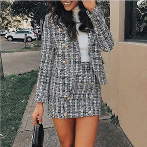 Ladies hot sale tweed suits