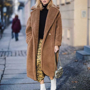Brand Design Faux Fur Overcoat & Long Maxi Jackets for Women – sunifty