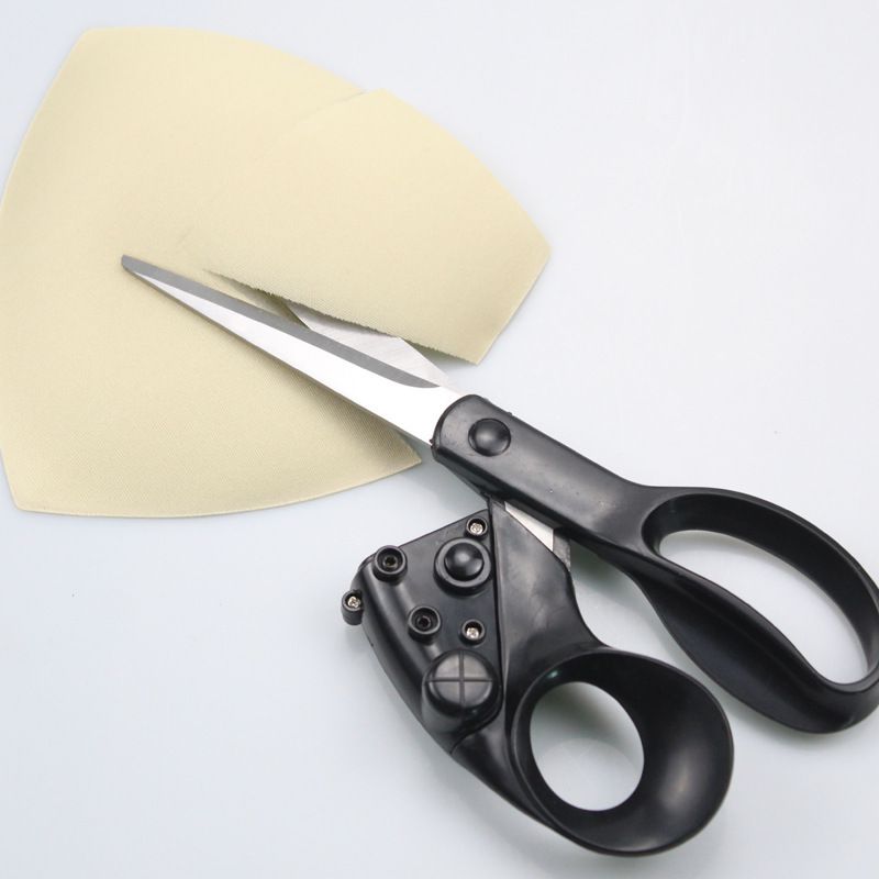 Sewing Guided Scissors for Fabrics/Paper/Crafts Cutting, Sewing Cut  Straight Fast Right-Handed Scissors with Laser Guided, Gifts for  Professional