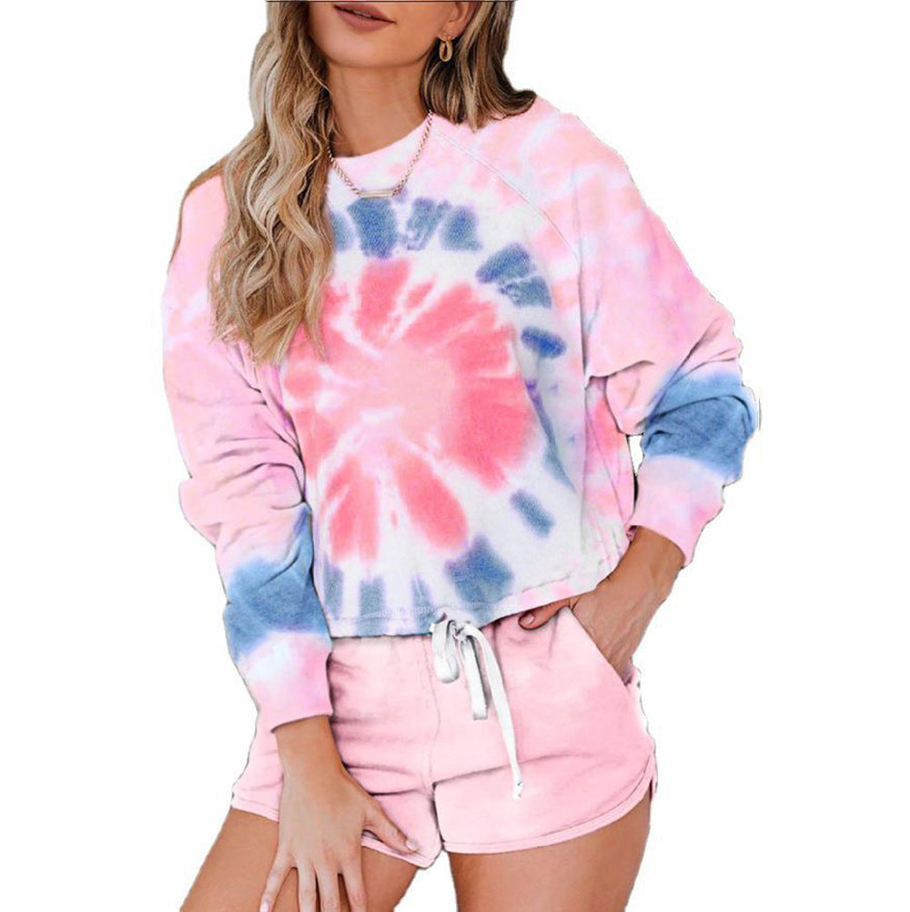 Pink tie best sale dye sweatsuit set