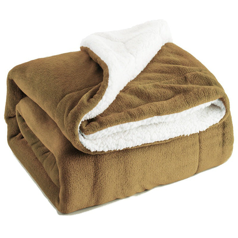 Plush Fuzzy Faux Fur Throw Sherpa Fleece Blankets Sunifty